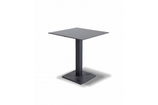«Каффе» интерьерный стол из HPL квадратный 80х80см, цвет «серый гранит»